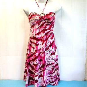 Sparking Stars Women's Halter Summer Dress Size S